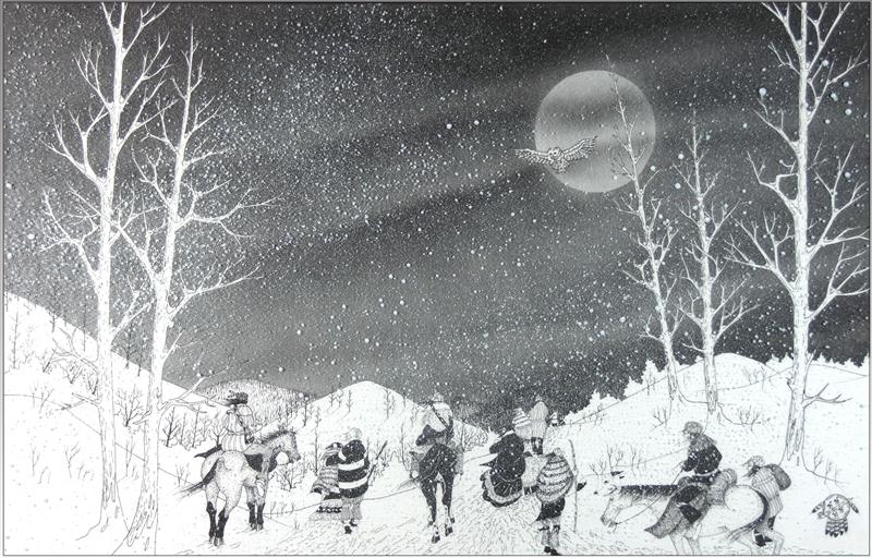 In 1835, the most infamous of the treaties was negotiated at New Echota, Georgia, the Cherokee capital.  By riverboat, wagon and horseback - but mainly on foot - the Cherokee “Trail Walkers” began their forced exile across the Mississippi . Over four thousand men, women, and children made that fateful journey.